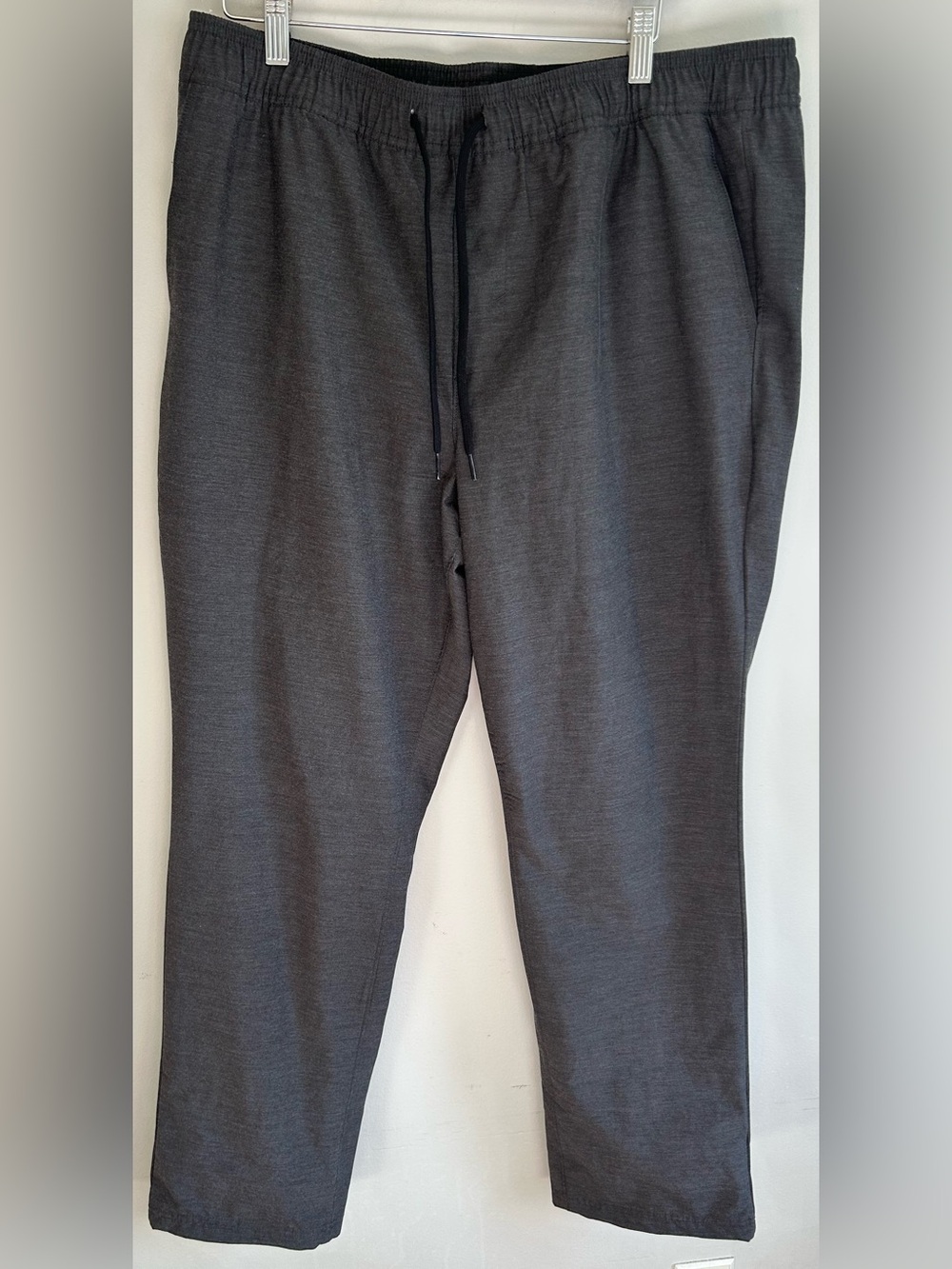O'Neill Venture Hybrid Elastic Waist Mens Pants Sz LX32 Heather Grey Casual NWOT